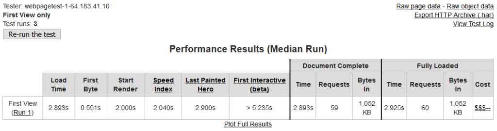 webpagetest results.2