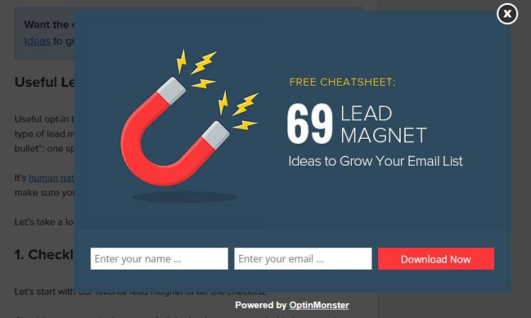 lead magnet to boost conversions