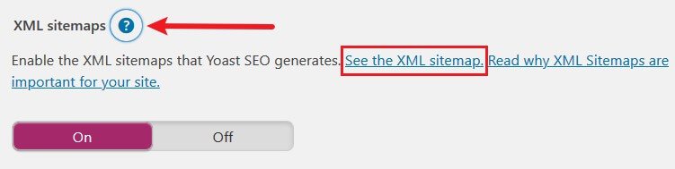 see xml sitemap in yoast