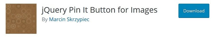 jquery pin it button for images