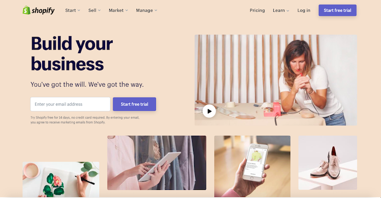 WooCommerce Vs Shopify: Shopify Cover Page 