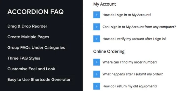 accordion faq wordpress plugin