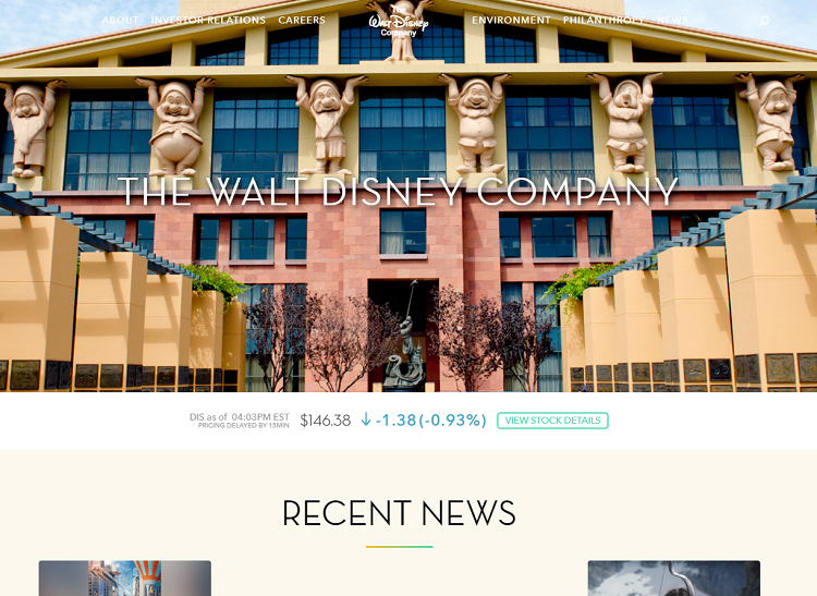 Big brands using WordPress: Disney