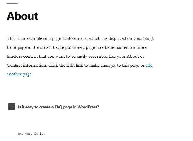 html5 responsive faq example