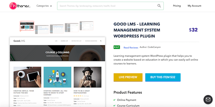 Good LMS WordPress LMS Plugin 