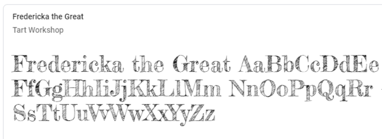 best-google-fonts-fredericka-the-great