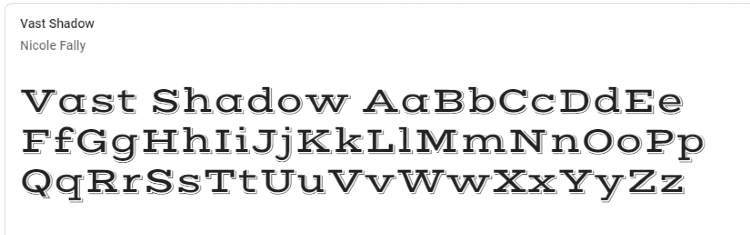 best-google-fonts-vast-shadow