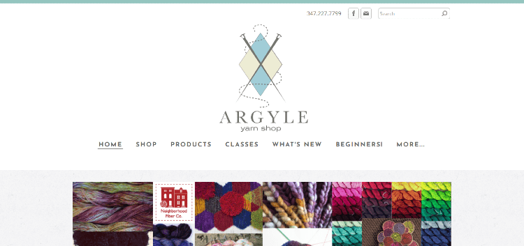 argyle yarn shop